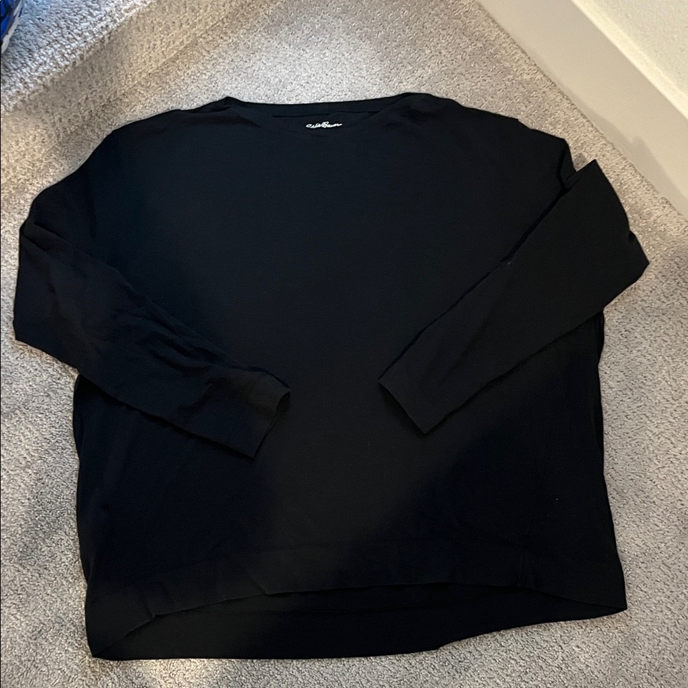 Eddie Bauer Women’s Black Crewneck Tee